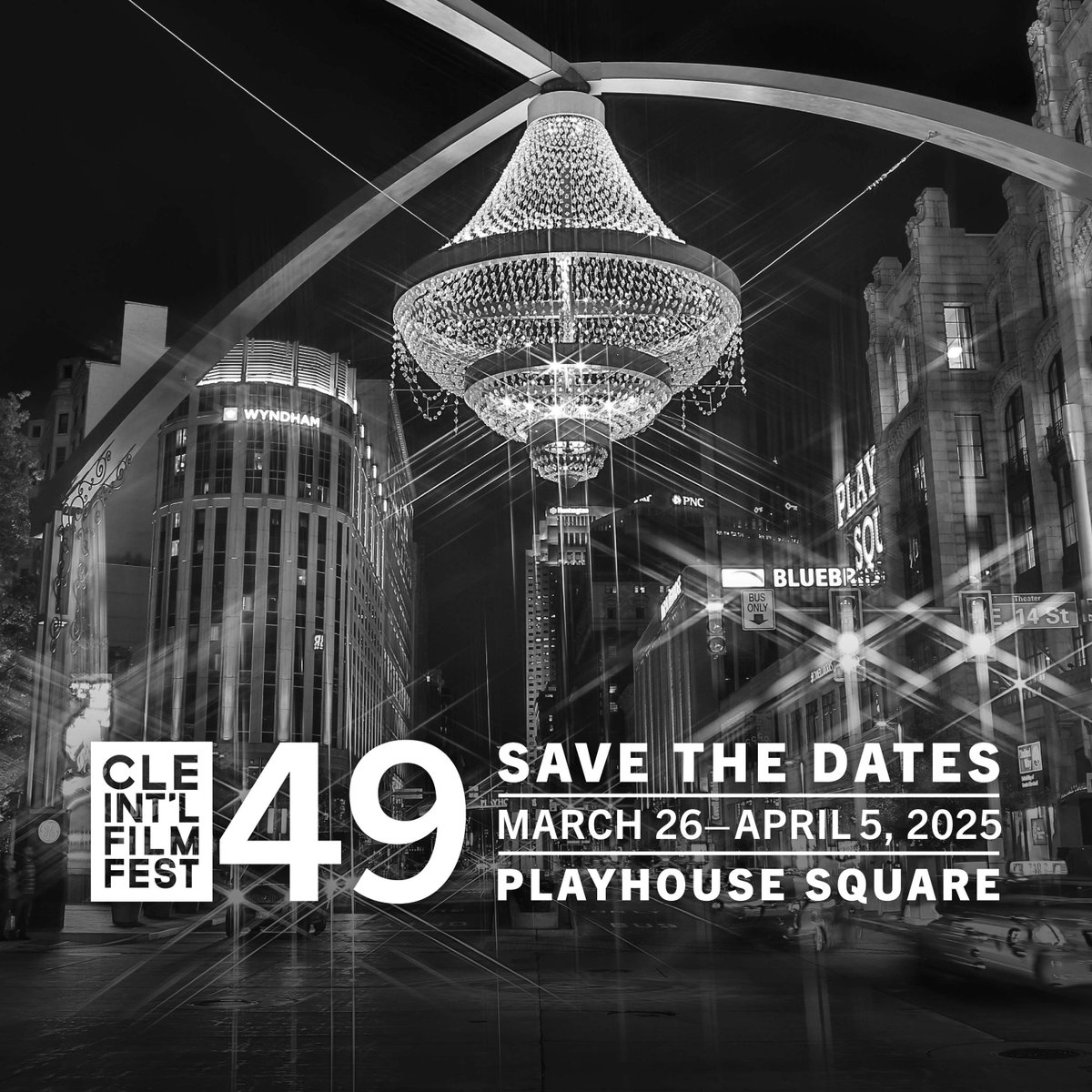 #ICYMI we announced the #CIFF49 Dates! Mark your calendars for March 26 - April 5, 2025 at Playhouse Square! We can't wait for next year!