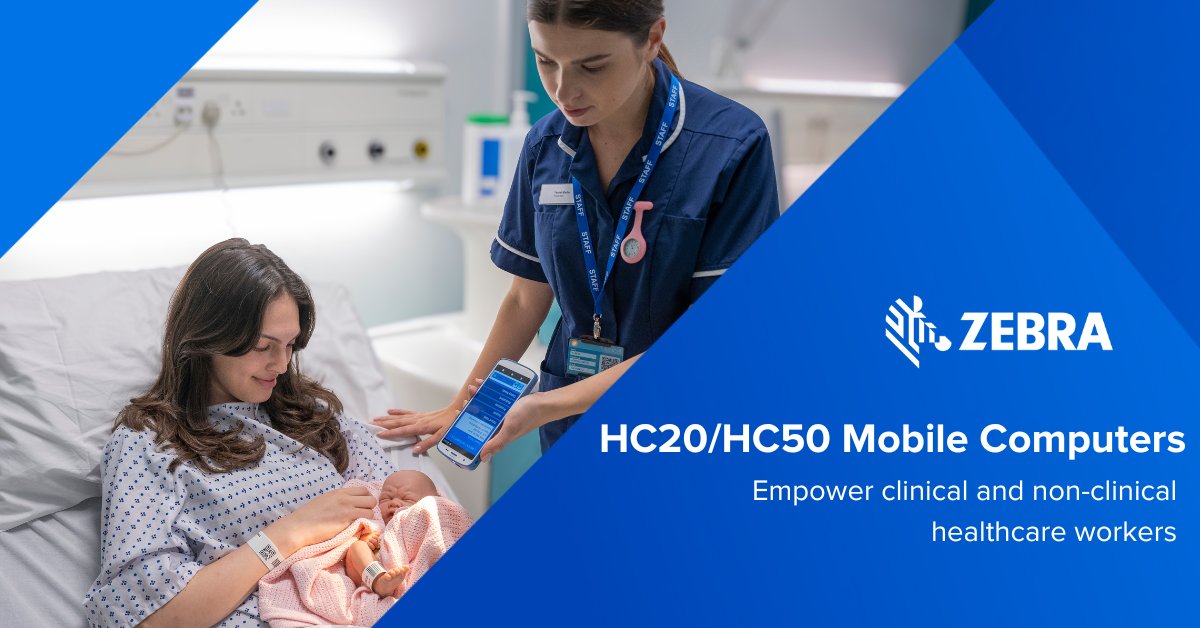 SabineZebra's tweet photo. Purpose-built to deliver quality care to patients, Zebra introduces the newest rugged healthcare mobile computers to their portfolio - the HC20 and HC50. Take your healthcare facility to the next level. 
 https://t.co/IcDG0ldLHx #ZebraEmployee https://t.co/6PEz7Ej76V