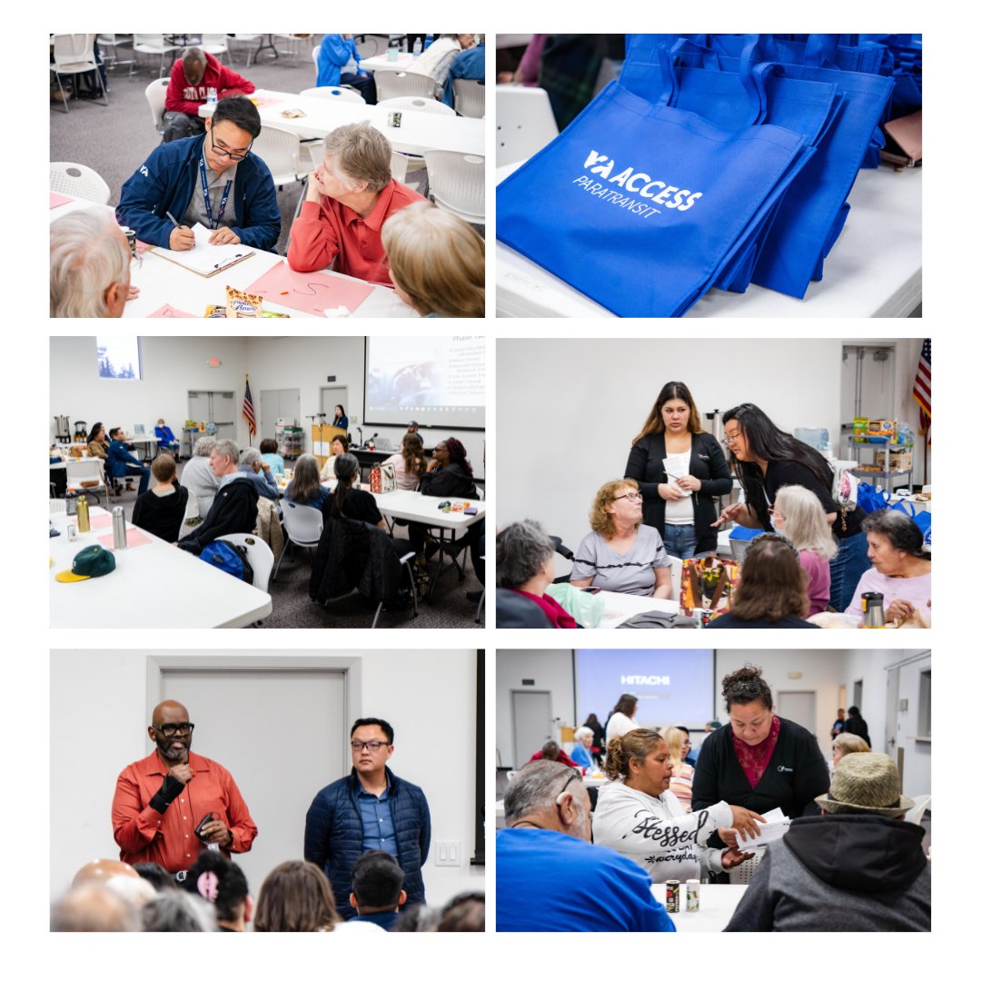 VTA’s inaugural Coffee with the Community event at the @VistaCenterNews was a huge success! This event was aimed at fostering conversations on improving Paratransit services for the blind and visually impaired.