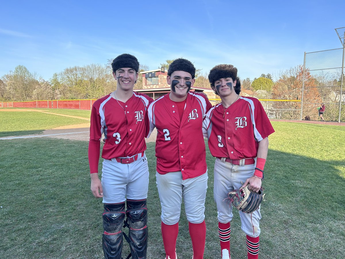 Mounties of the game in our 3-1 win over P’burg: Matt Falzarano, Charlie Gonella, and Ryan Tondo. Great defense by 3 &amp; 9 and Gonella went the distance scattering 7 H, 1IBB, 7 K - also had  2 run 2B