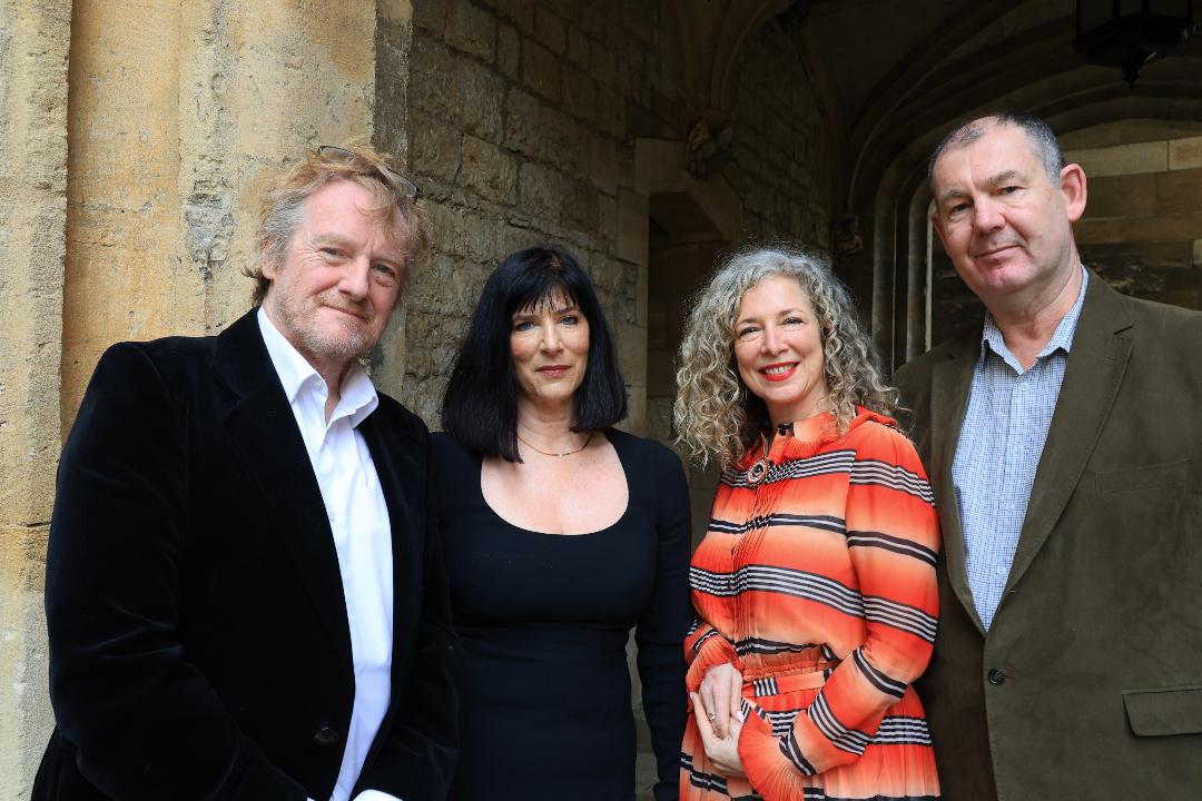 Also just found this pic from @oxfordLitfest, with my buddies...