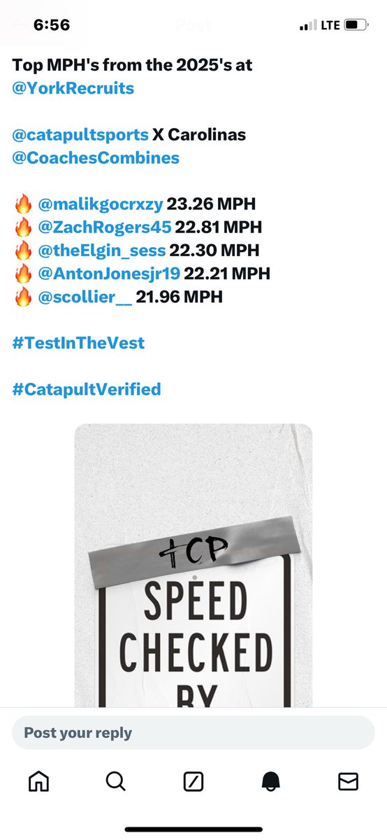 Zach Rogers 2025 DB (@zachrogers45) on Twitter photo 22.81mph💨 Numbers do not lie! 2nd fastest out of multiple people with D1 offers. I can play!!!!🚨<a href="/catapultsports/">Catapult</a> <a href="/CoachJPGunter/">J.P. Gunter</a> <a href="/HighSchoolBlitz/">High School Blitz</a> <a href="/LionsLewisvill1/">Lewisville Lions Football</a> <a href="/trent_usher/">Trent Usher</a> <a href="/jordanmorris212/">Coach Mo</a> <a href="/Jdjacks45/">Joshua Jackson</a> 22.81mph💨 Numbers do not lie! 2nd fastest out of multiple people with D1 offers. I can play!!!!🚨<a href="/catapultsports/">Catapult</a> <a href="/CoachJPGunter/">J.P. Gunter</a> <a href="/HighSchoolBlitz/">High School Blitz</a> <a href="/LionsLewisvill1/">Lewisville Lions Football</a> <a href="/trent_usher/">Trent Usher</a> <a href="/jordanmorris212/">Coach Mo</a> <a href="/Jdjacks45/">Joshua Jackson</a>