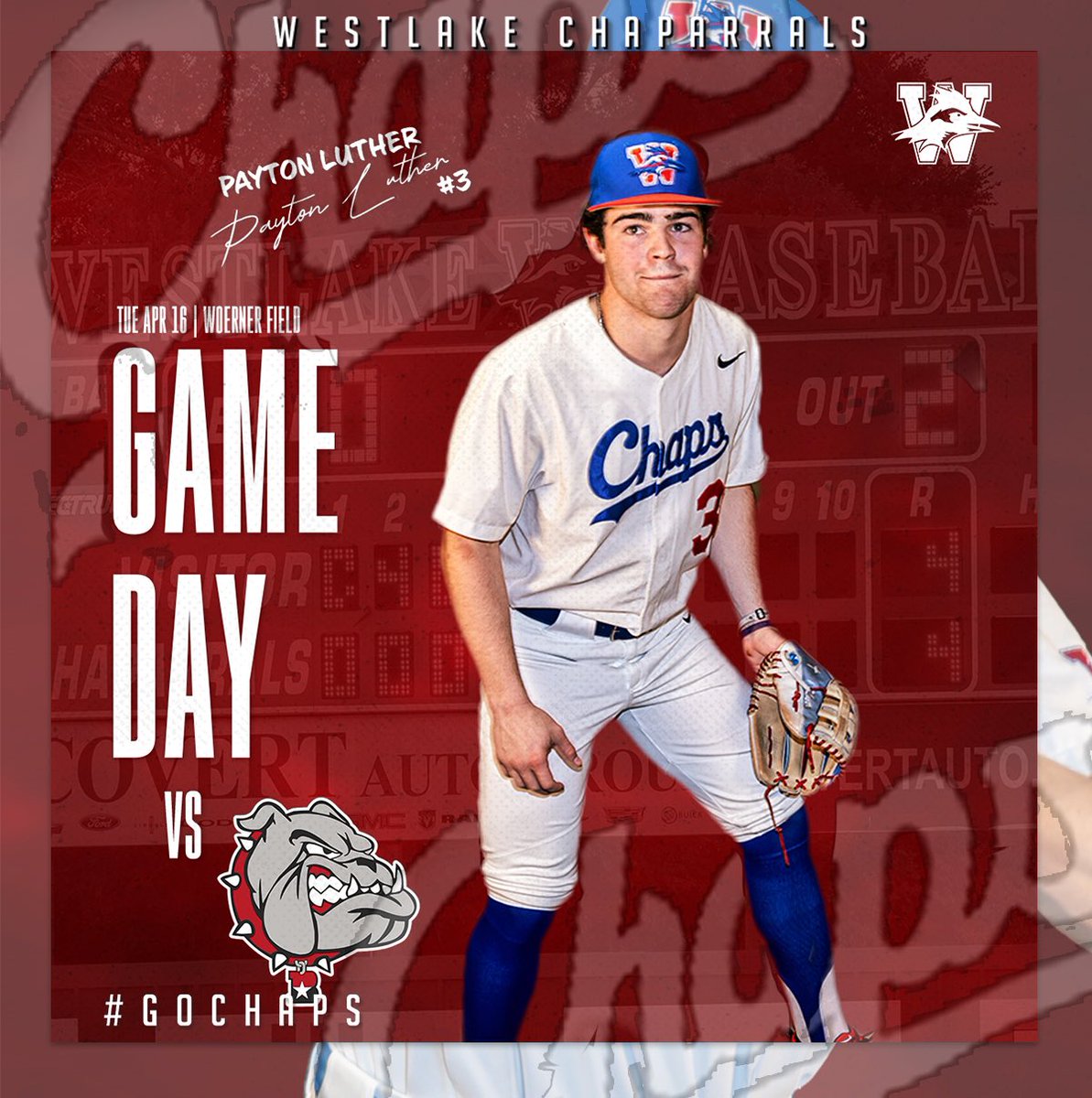 Baseball is back at Woerner Field for game one of the Bowie series. We’re live with the first pitch at 7pm on the Chap App. #GoChaps TUNE IN LIVE 🎧⚾️⬇️ Chap App ⬇️ bit.ly/TheChapApp All Devices ⬇️ (Android/All Devices) radio.securenetsystems.net/cirruspremier/…