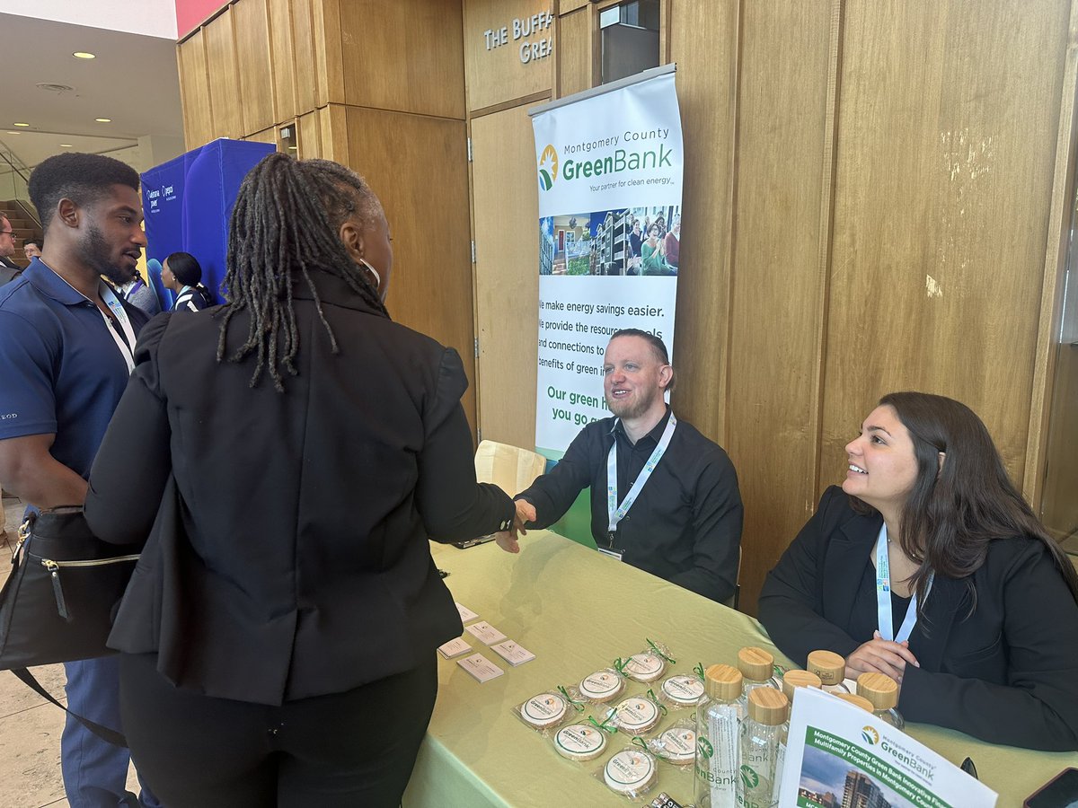 MCGreenBank's tweet photo. Two days of energy-packed fun at the Montgomery County Energy Summit! Huge thanks to everyone who joined us. @MyGreenMC #PowerUpMC https://t.co/twW4Q81UPL