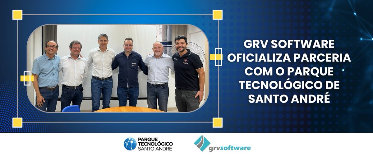 grvsoftware's tweet image. GRV Software oficializa parceria com o Parque Tecnológico de Santo André para promover inovação e competitividade das empresas locais

No dia 06/03/24 a GRV Software deu mais um passo importante na parceria com o Parque Tecnológico de Santo André, onde junto a outros grandes