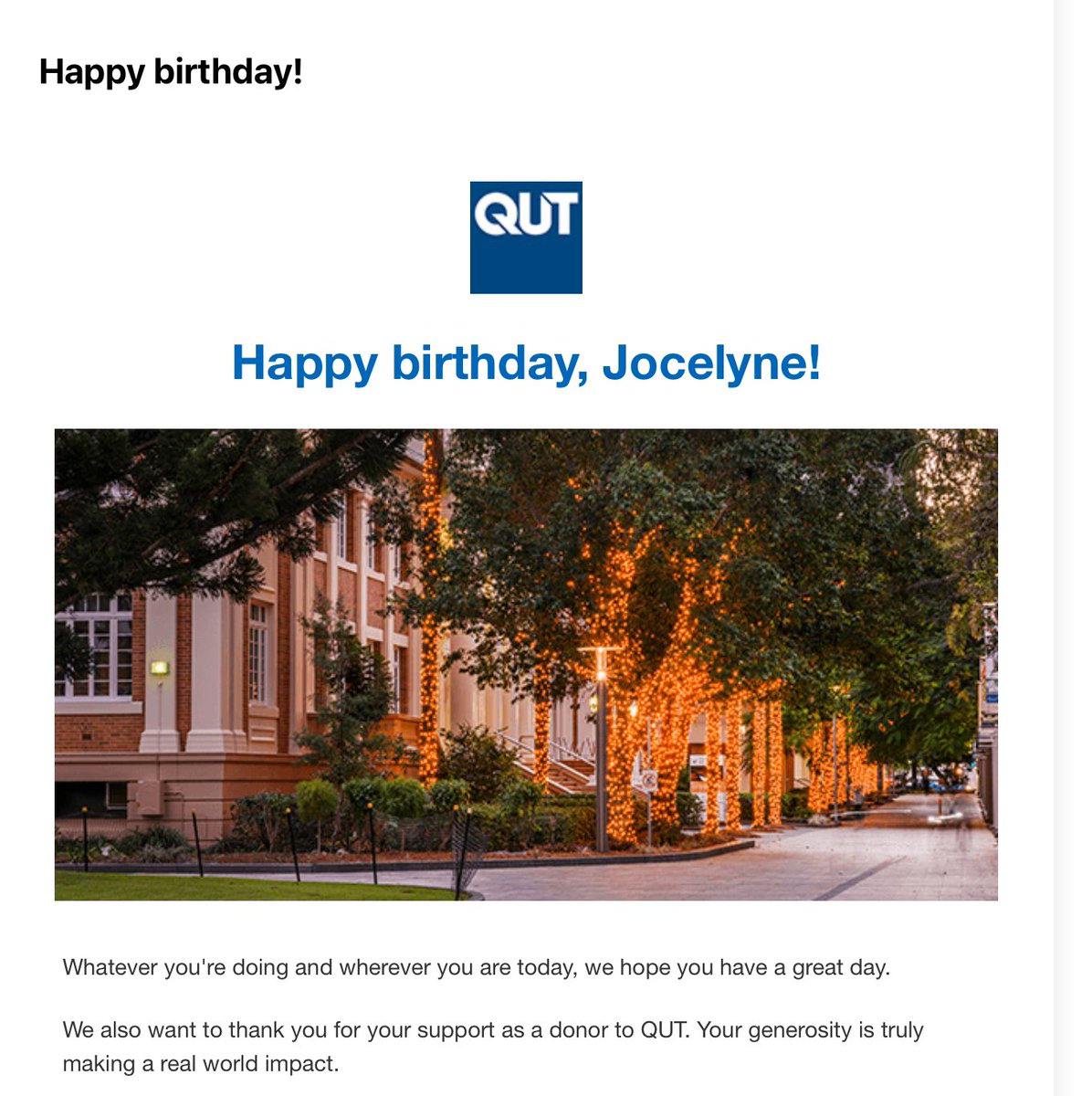 Thank you @QUT ❤️❤️❤️❤️❤️❤️❤️❤️