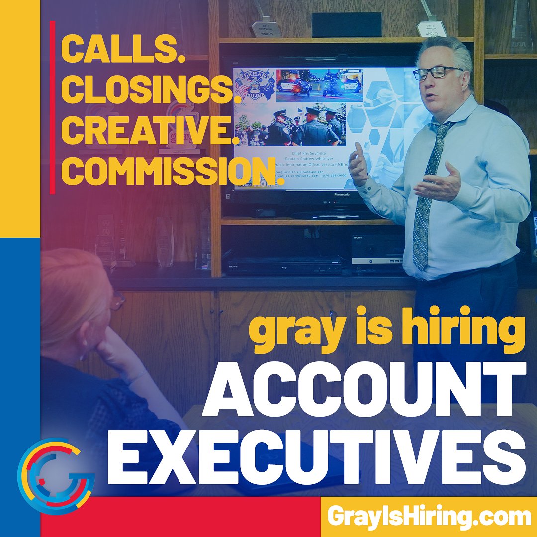 You can't beat our benefits! Email Recruiting@Gray.TV to learn why you should #GrowWithGray! #TVJobs