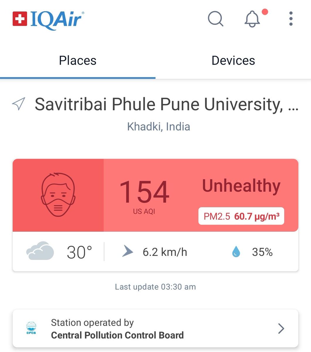 At 4am on 17th April2024 the PM2.5 in #Pune is 60.7! A new born in Pune on an average smokes 3 cigarettes a day?! Act now! Demand clean air! 
Give a missed call - 
Dial +91 89293 02665 to urge leaders for #SwachhHawaChunav 
#CleanAirElections  
 
Visit: tinyurl.com/yc2fhmb2