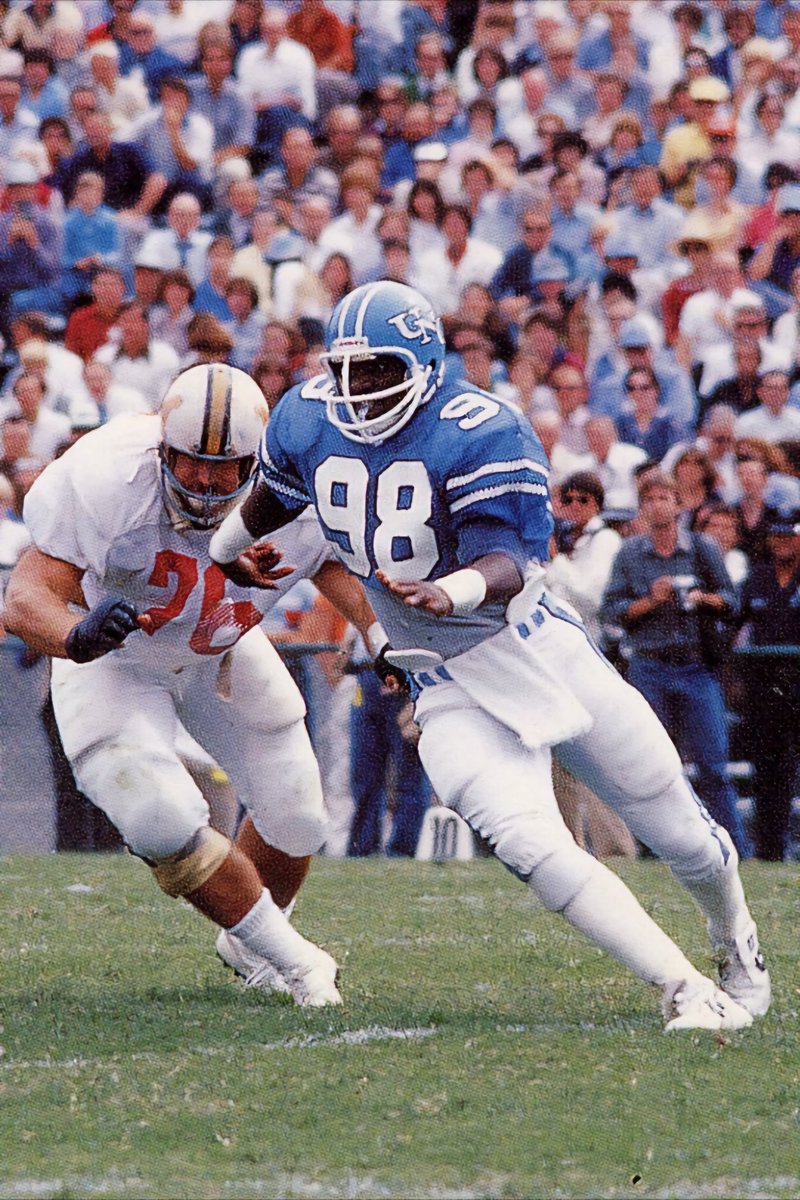 The G.O.A.T Defensively.....Carolina Legend Lawrence Taylor #UNCommon #unc #tarheels #GoHeels #ACC #CarolinaFamily #CarolinaFootball #GDTBATH #UNCfootball PHOTO COURTESY OF:  Unknown