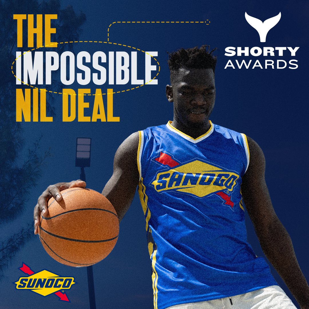 We’re a Shorty finalist not once, not twice, but thrice! All three for The Impossible NIL Deal with our incredible clients at Sunoco. We need votes, which takes us back to being picked on the playground. So please, help heal our inner child and pick us. 
shortyw.in/3Jlr2xV