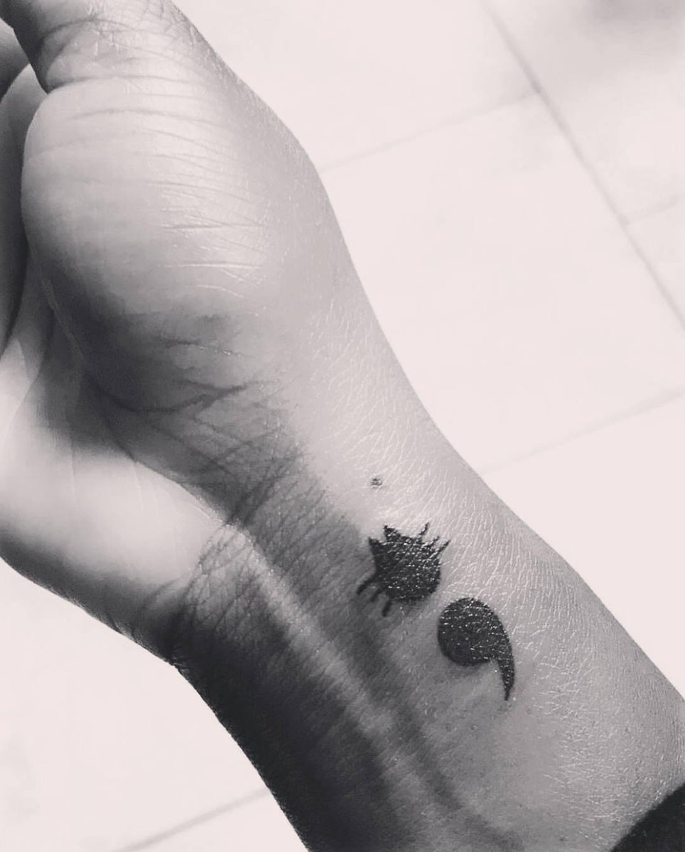dabrownskinesty's tweet photo. World Semicolon Day 💜🕊️ #ForKay https://t.co/9Gf3XCssVW