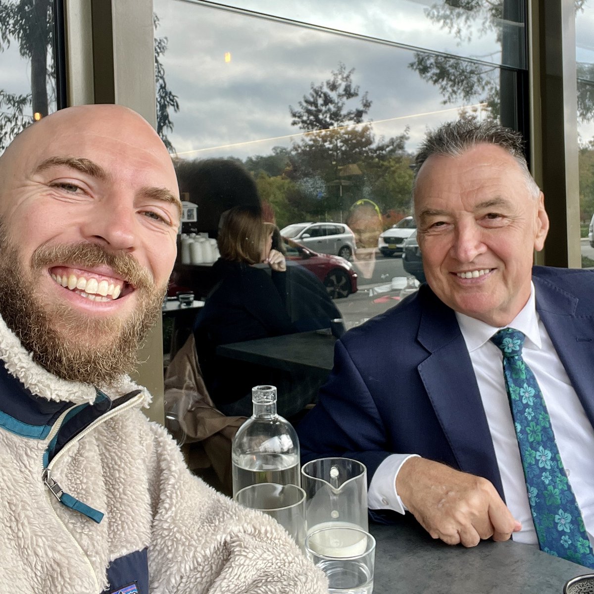 Quick coffee at Intra in Campbell with the old man after class at Praksis this morning @DrCraigEmerson ☕️