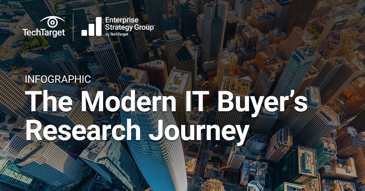 In this new infographic from TechTarget and Enterprise Strategy Group learn what today’s buyer journey looks like, how different roles within the buying team engage with content, and tips for building a competitive advantage🏙️ Download it here: bit.ly/3Lm0C0S