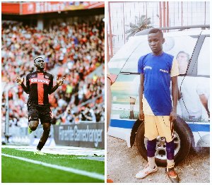 Nigerian footballer, Victor Boniface shares a throwback photo.

Don't give up no matter what.

#SportsEco
#Africatotheworld