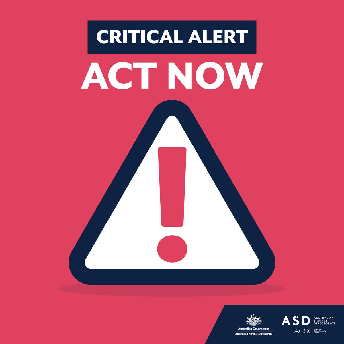 ❗ UPDATED ALERT ❗ In earlier versions of Palo Alto’s alert, disabling device telemetry was listed as a secondary mitigation action. Disabling device telemetry is no longer an effective mitigation. Read the updated alert at cyber.gov.au/about-us/view-…