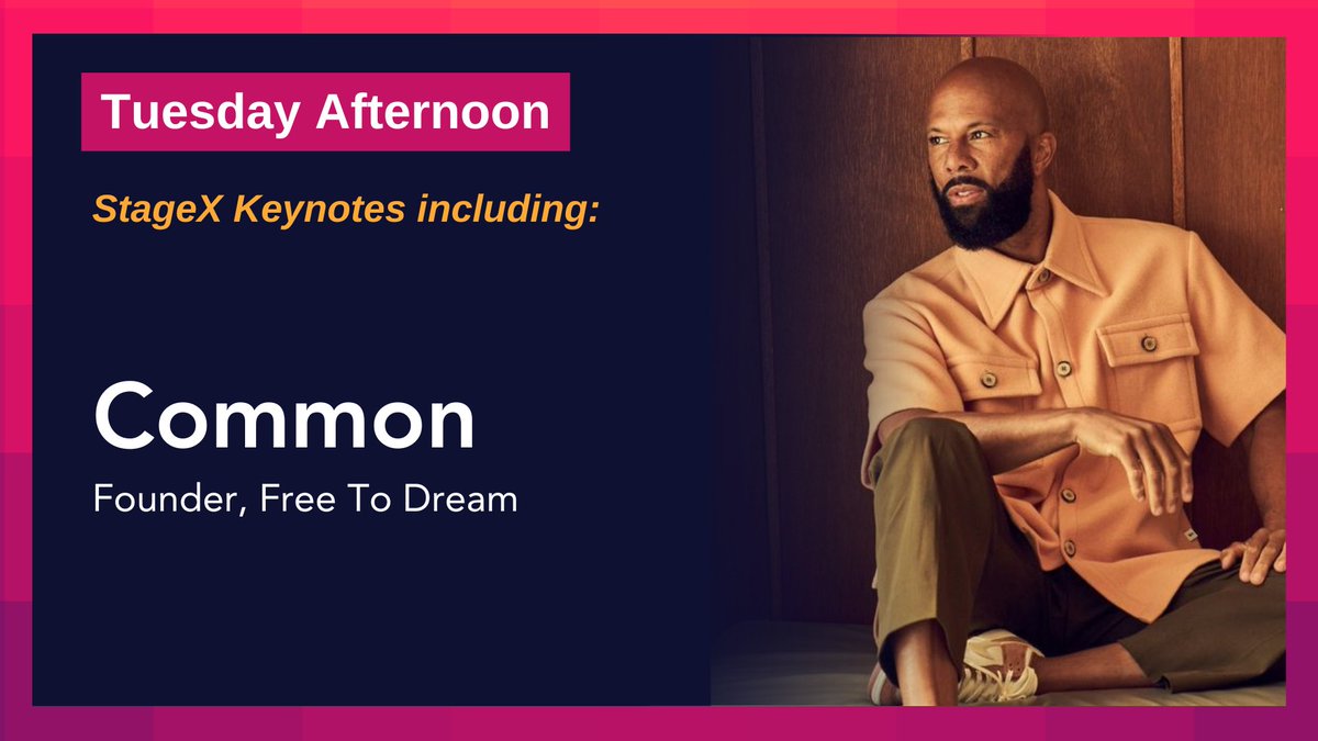Don't miss 'Common Bond: Dr. Mahalia Ann Hines and Her Son Rashid' with @common and Dr. Mahalia Hines. Moderated by @KIPPChicago's April Montgomery Goble today on Stage X or livestream at 4:45 pm. asugsvsummit.com/live
