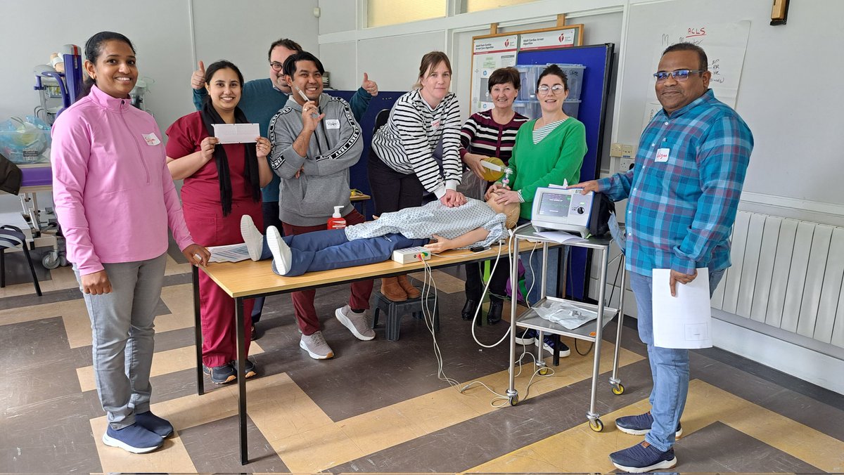 One of our most recent groups of ACLS participants. This week, we have facilitated 21 staff to successfully complete the Heartcode ACLS. Thanks to all Instructors and Medical Directors. @ClaireCox873823 @OLOLanaesthesia @AdrianCleary101 @CaheyCatriona @NursingOlol @ololed1