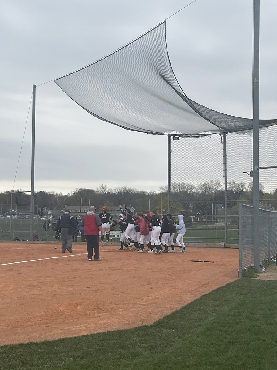 Fly the W! Blackshirt softball walks it off with a big time conference win over West. #southside #blackshirtpride #letsgooo