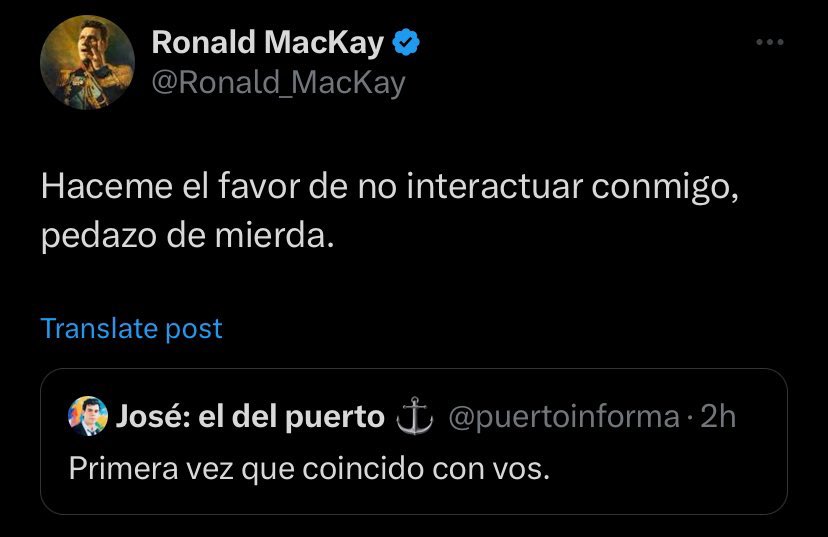 Con @Ronald_MacKay hablo 🤝🏽