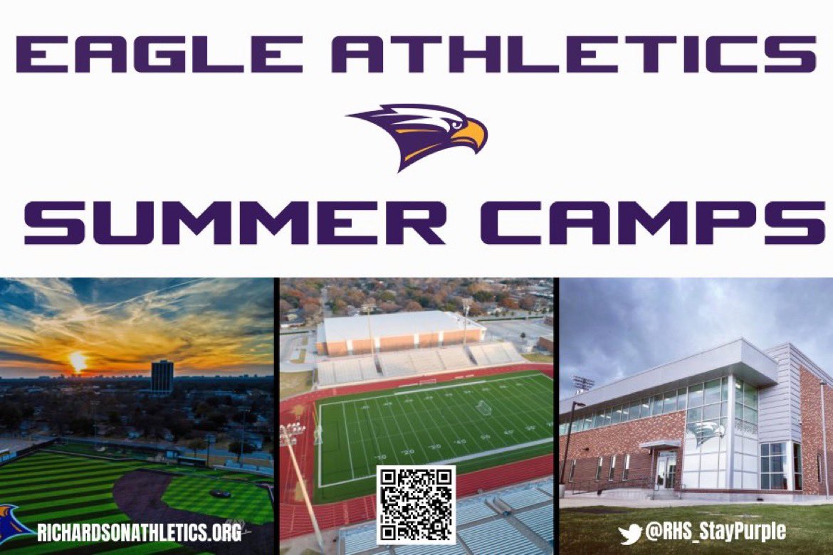 Registration for summer camps is NOW OPEN! 😆🦅💜💛 Stay tuned - more sports will announce dates and open registration soon! ✅ Secure your spot today! ⤵️ 🔗s.risd.org/EagleCamps