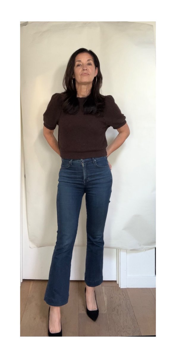 lovely #selftape yesterday… #classicdenim #modelover50