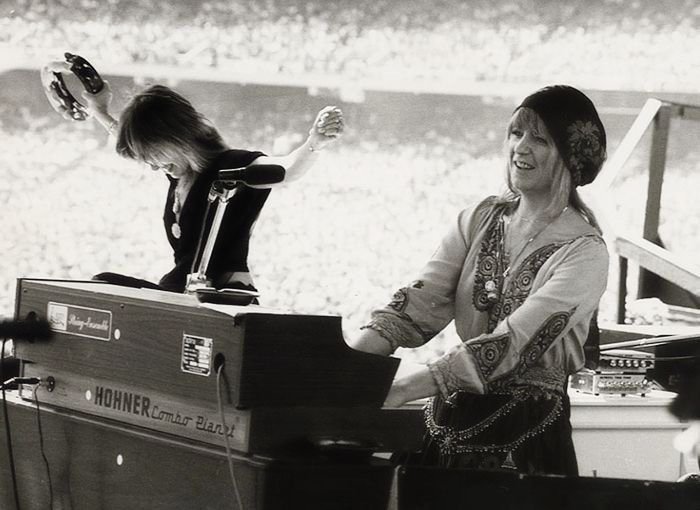 Stevie Nicks and Christine McVie performing at Day On The Green, 1976