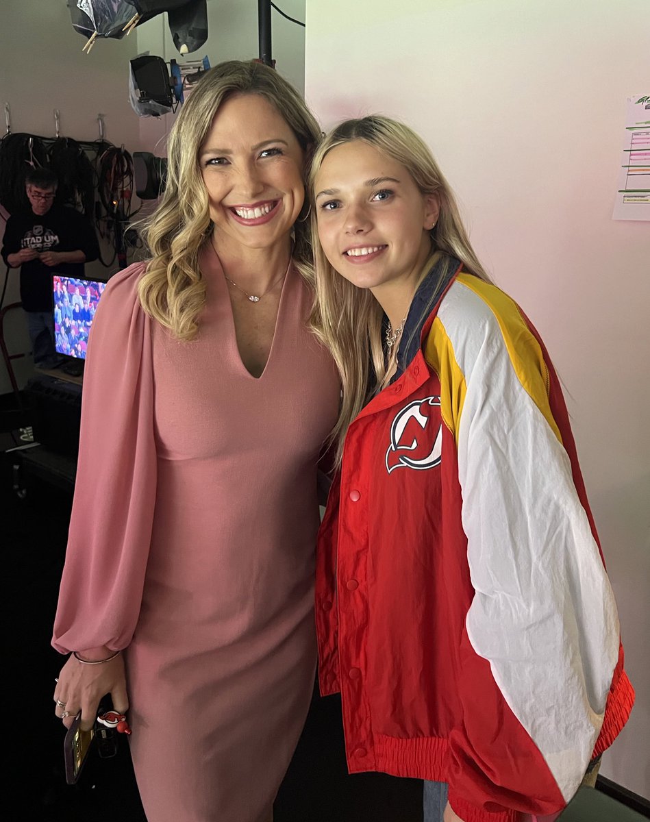I know we will stay in touch over the summer but will miss seeing you regularly @ErikaWachter!!!!! Love that you can spend more time with your daughter without the roadtrips. Will be watching you on the @NHLNetwork and @MLBNetwork Miss you on @DevilsMSGN @MSGNetworks