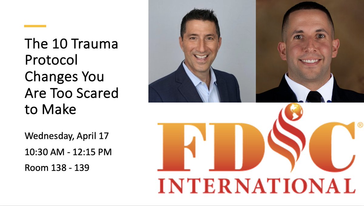 I found out that my All-Star @PBCFR EMS Chief Charles Coyle was giving a trauma talk at @FDICevent so I decided to crash the party! Join us tomorrow if you're in Indy at #FDIC2024 if you're there.