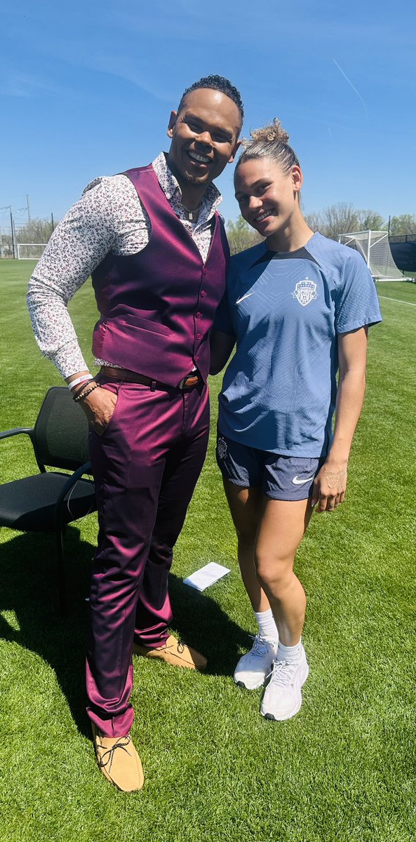 Had the opportunity to have an EXCLUSIVE sit down with @WashSpirit @USWNT STAR @trinity_rodman today @fox5dc Arguably the face of 🇱🇷 women’s soccer, Rodman is undoubtedly making her presence felt on and off the pitch Phenomenal young lady whom you’ll be hearing more and more