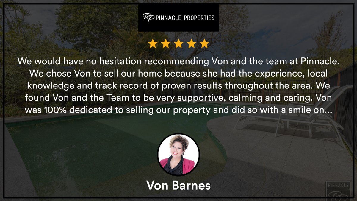 My latest RateMyAgent review in Kenmore. rma.reviews/veXAhYh5xO4L ... #ratemyagent #realestate #Pinnacle_Properties_QLD