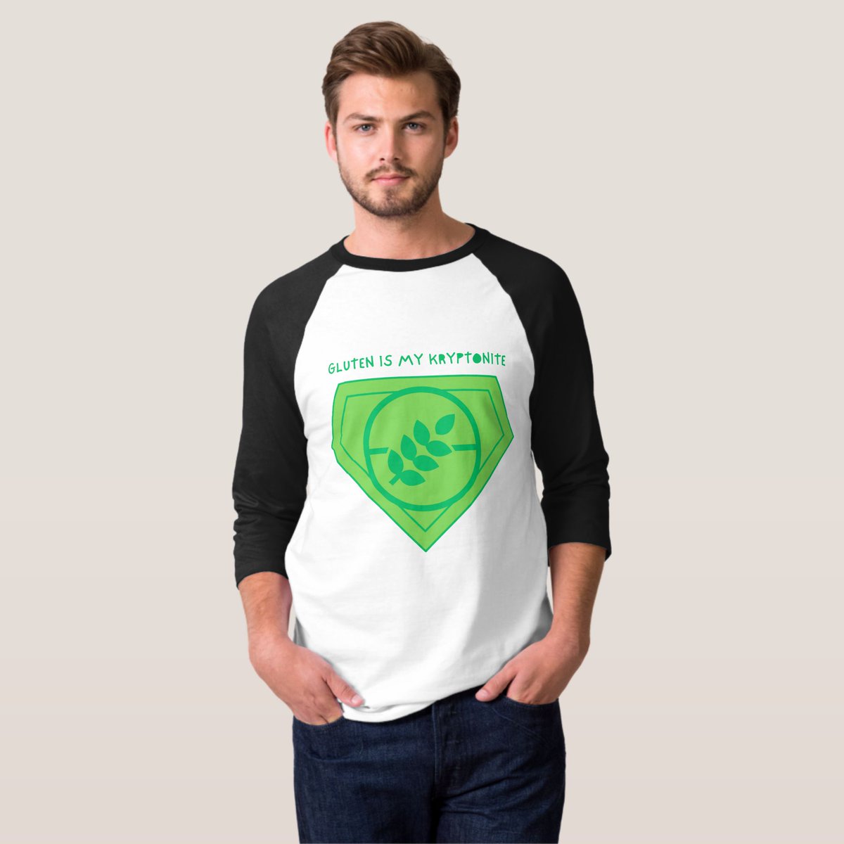 'Gluten is my Kryptonite' - a comfortable, casual and loose fitting t-shirt that will easily become a closet staple. Made from 100% cotton, it's unisex and wears well on anyone and everyone! Get yours: zazzle.com/z/8cjr5oqd?rf=… #glutenfree #celiacdisease #nerdytees #customtees