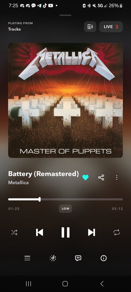 One of the few Metallica songs I can still listen to without cringing because my high school played the fuck out of Metallica songs.