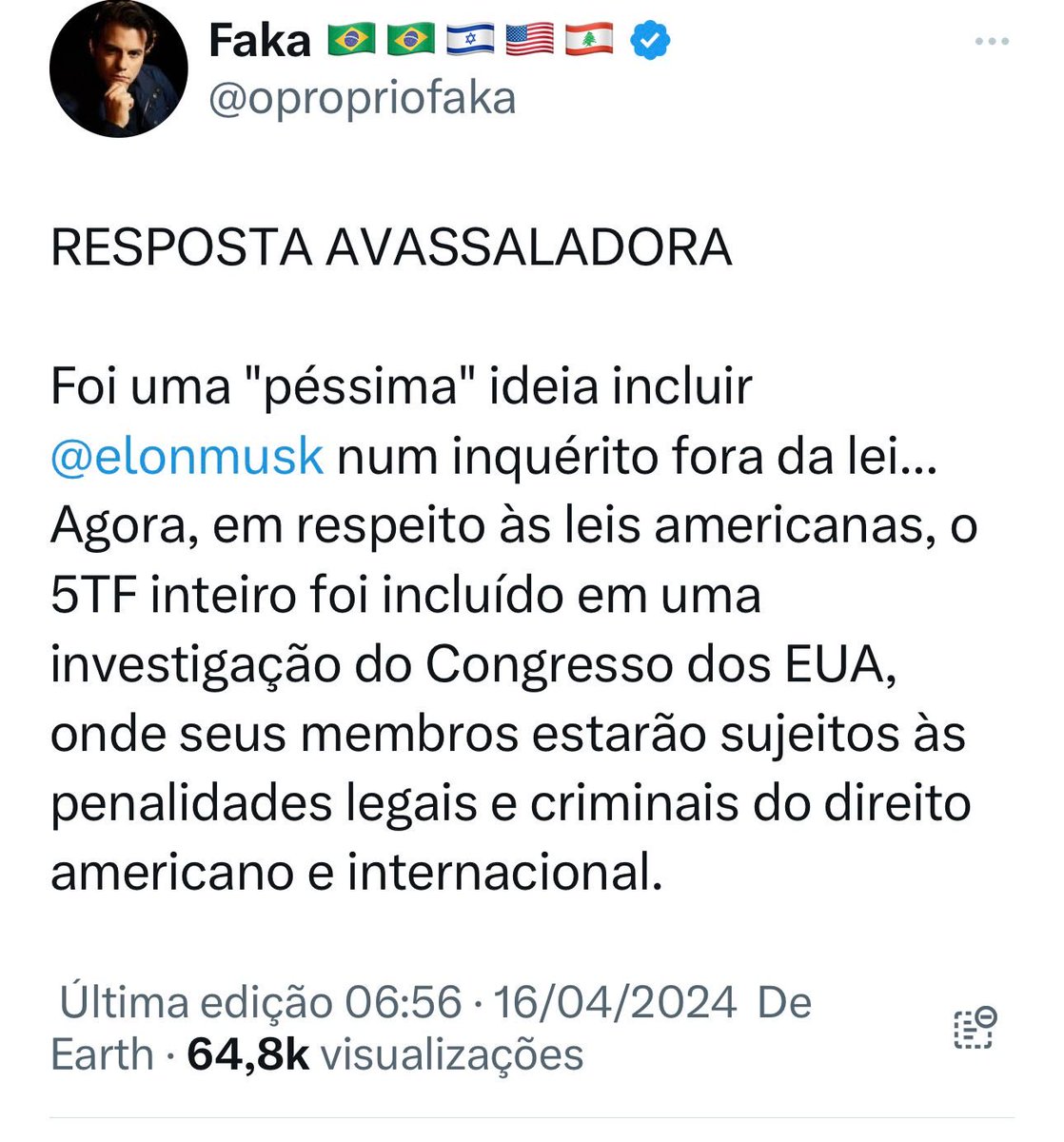 LucenaEulalia's tweet photo. Quando o tiro sai pela culatra. https://t.co/YhQT83mcnA