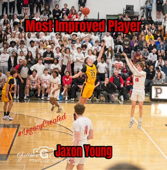 CRHS_Basketball's tweet photo. Our JV/Varsity Most Improved Player was Jaxon Young!  From a Sophomore cracking the rotation to become a Junior Captain who set a single season scoring record.  As a leader and player….huge strides this season!  

#LegacyCreated https://t.co/hF2R3AilMC