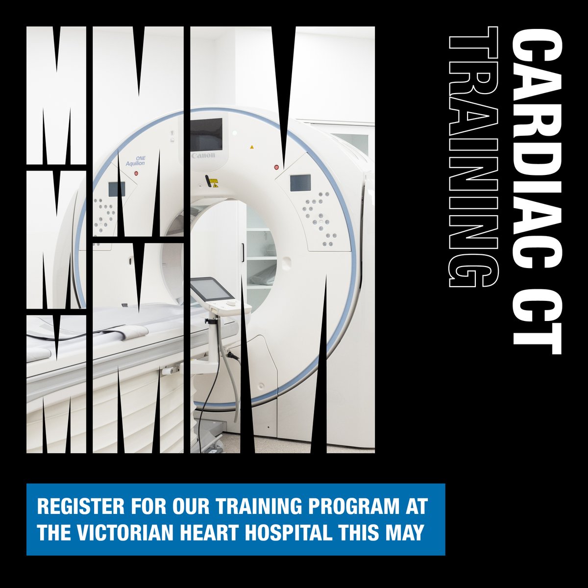 Master your knowledge of Cardiac CT! Join us at the Victorian Heart Hospital this May for an immersive four or six-day course on cardiac CT imaging. Experience live cases on the Canon Medical 320-slice Aquilion ONE PRISM Edition CT scanner. Register now: bit.ly/MonashCardiacCT