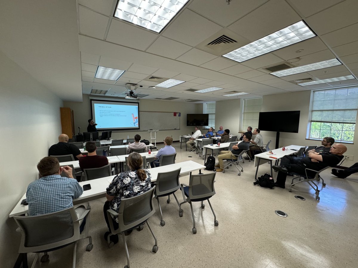 Big crowd for our architectural workshop at the April @BHMdotnet meetup!!