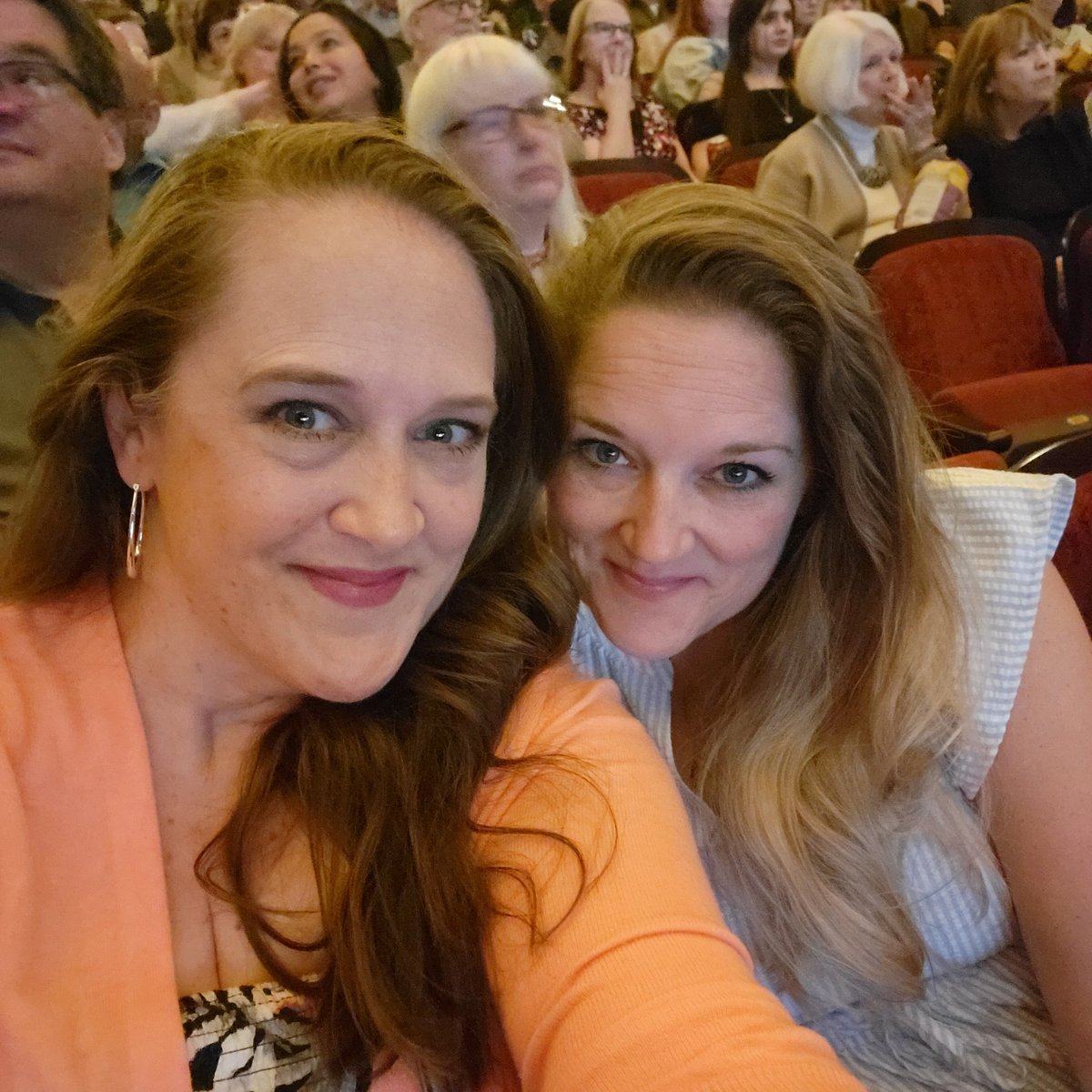 We are here for the "DRAMA"!!! <a href="/playhousesquare/">Playhouse Square</a> makes their announcements for  #broadwaycleveland tonight!! #sisters