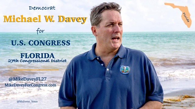 🧵GOP is an atrocity machine that panders to sex predators, traitors, white supremacist terrorists, gun fetishists, oligarchs and evangelical fascists. @MikeDaveyFL27 is a pro-democracy patriot that can win. #ResistanceBlue #Allied4Dems #ONEV1 #VetsResist secure.actblue.com/donate/daveyho…