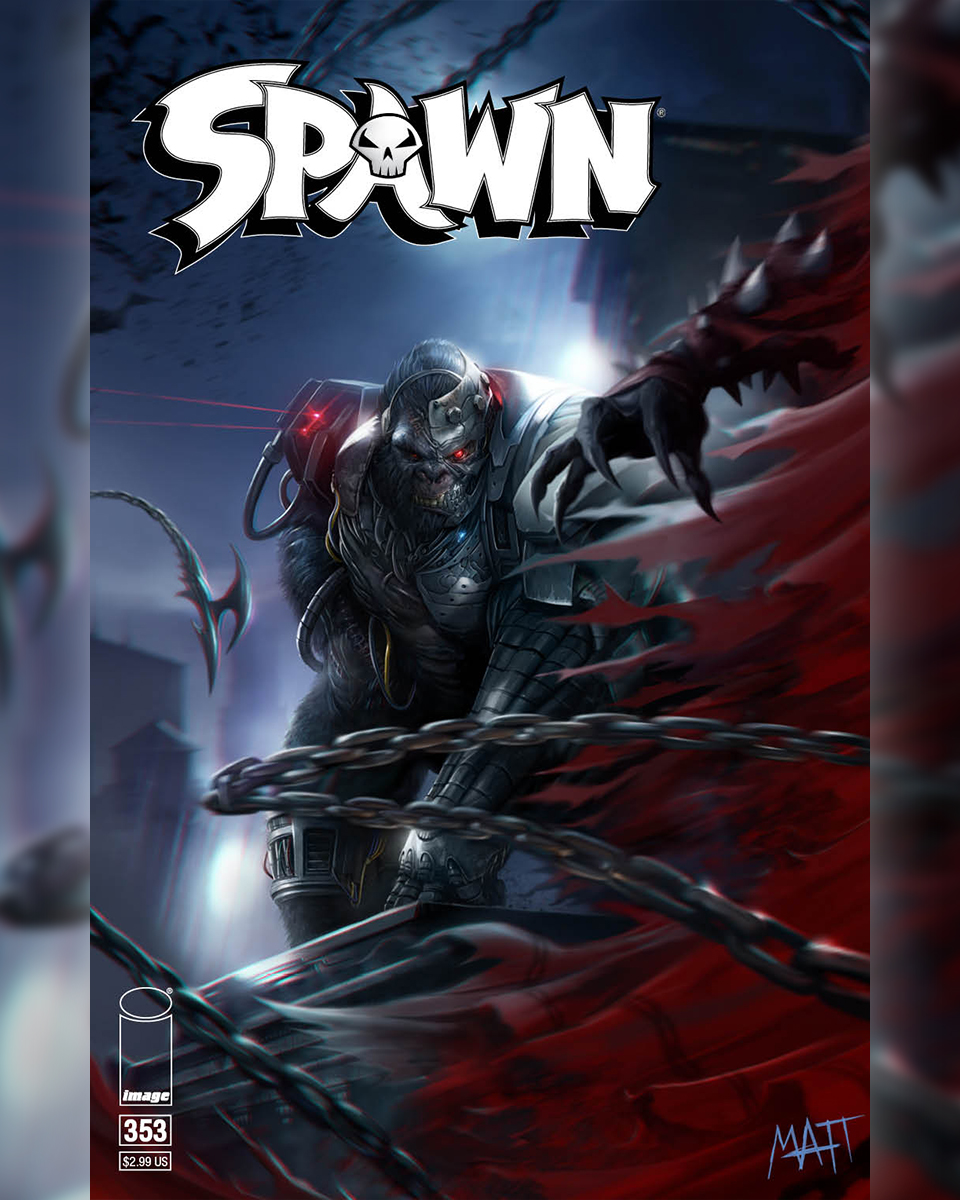 Check out this AWESOME cover by Francesco Mattina for SPAWN #353!
Don't forget to order yours!

 #spawn #toddmcfarlane #mcfarlanecomics #comicart #imagecomics