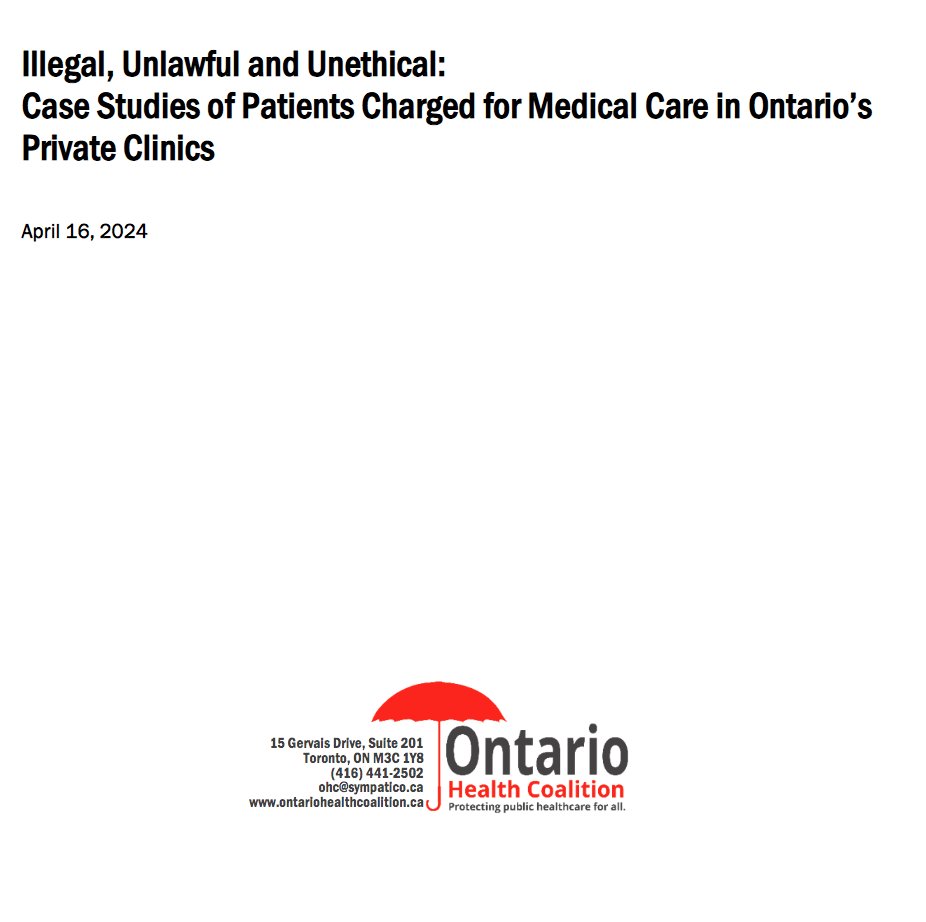 An evening of grim reading. Or I guess one could just rely on the title, to tell us everything we need to know about the latest from @fordnation: ontariohealthcoalition.ca/index.php/rele… 🙏@OntarioHealthC Remember when @fordnation said this...? 1/2
