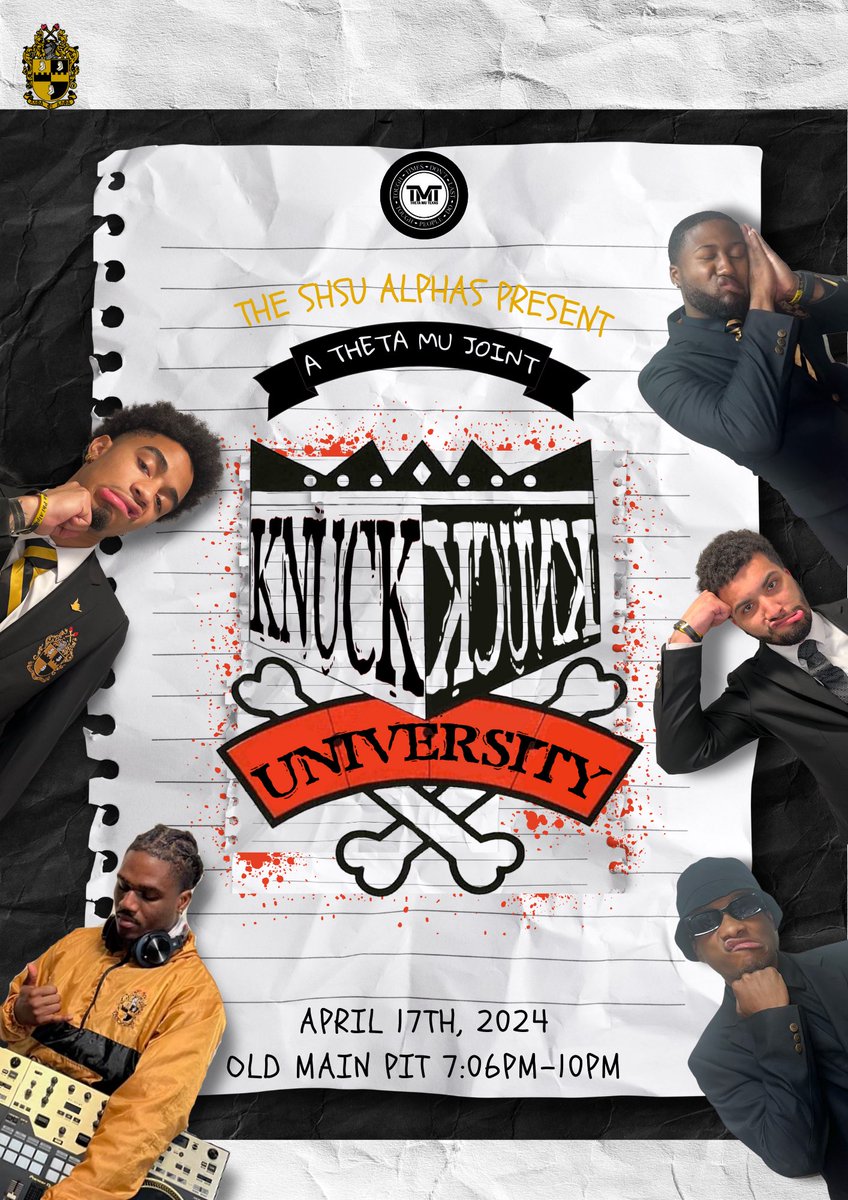 ThetaMuAlphas's tweet image. Come meet the new Neos on the yard and the rest of the frat at #KnuckUniversity‼️❄️

Class starts @ 7:06‼️

You don’t have want miss the Biggest Humpnight of the semester 🫵🏾