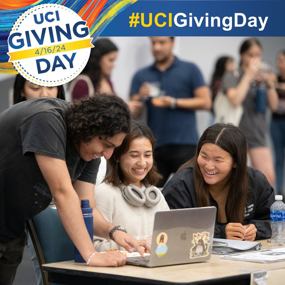 UCIrvineGD's tweet photo. 🎉We've reached our goal!🎉  

🫶Thank you to all donations during this year's #UCIGivingDay! Your Giving Day gift to the Graduate Division Fund for Excellence will support our AGS Travel program and go directly toward helping a scholar who really needs it.

 #TogetherForUCI https://t.co/QCfxJSByLt