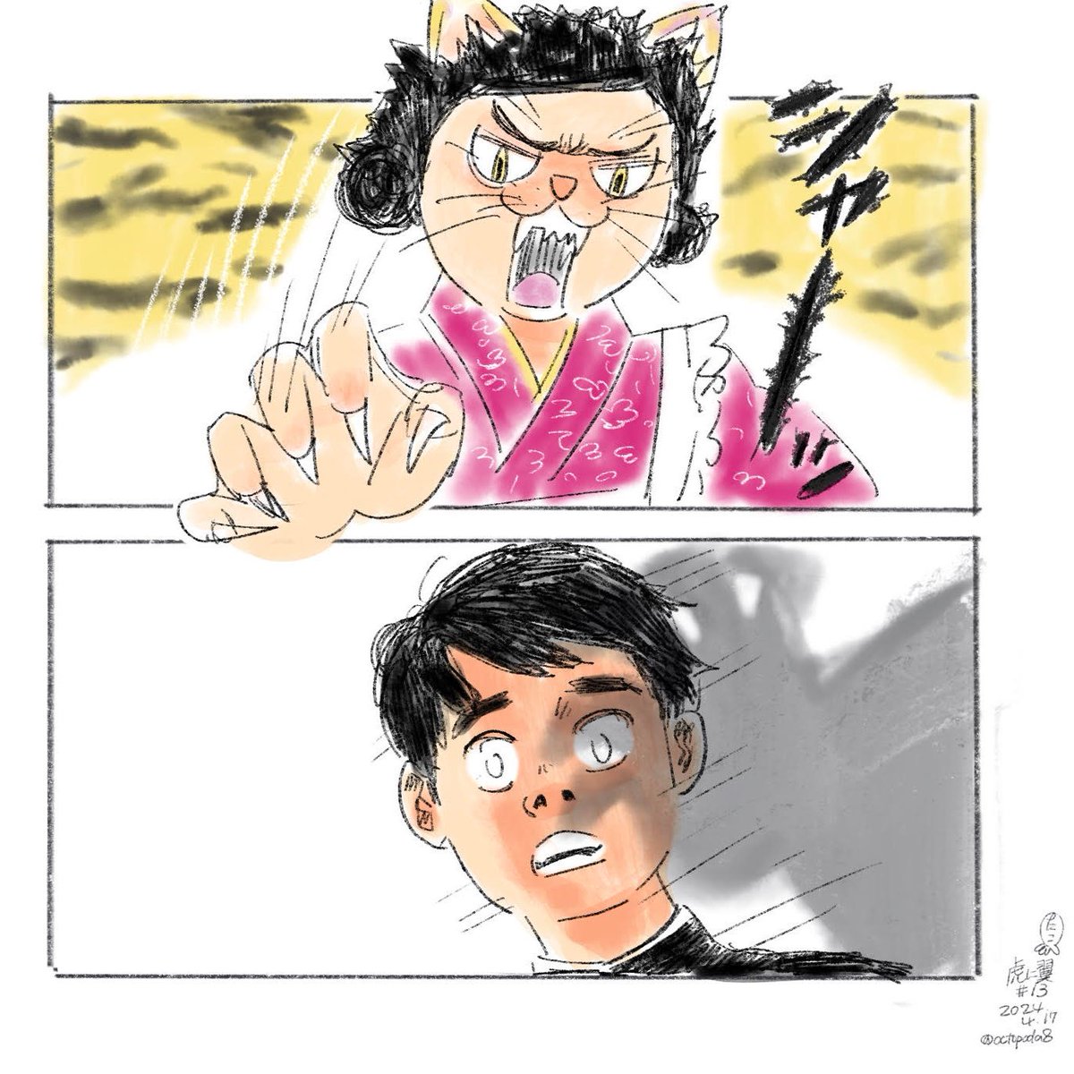 あーっ優三さーーーん!
「虎に翼」13話絵。

#イラスト 
#虎に翼 
#トラつば絵 