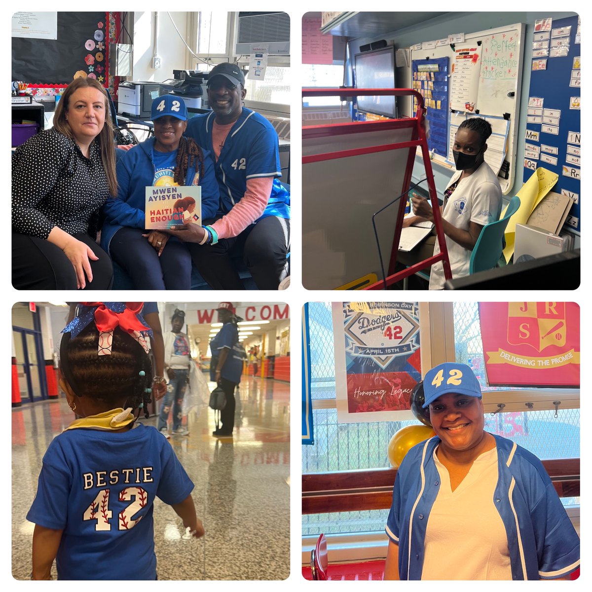 PS 375 Jackie Robinson School (@ps375jackie) on Twitter photo Yesterday we honored the legendary Jackie Robinson for Jackie Robinson Day⚾️⚾️⚾️
Our scholars learned all about the barriers JR faced and his RESILIENCE! Thank you to our dream team and PTA. <a href="/Philton73287848/">Philton</a> <a href="/SheneanL/">Shenean Lindsay</a> <a href="/CSD17NYC/">District 17</a> Yesterday we honored the legendary Jackie Robinson for Jackie Robinson Day⚾️⚾️⚾️
Our scholars learned all about the barriers JR faced and his RESILIENCE! Thank you to our dream team and PTA. <a href="/Philton73287848/">Philton</a> <a href="/SheneanL/">Shenean Lindsay</a> <a href="/CSD17NYC/">District 17</a>