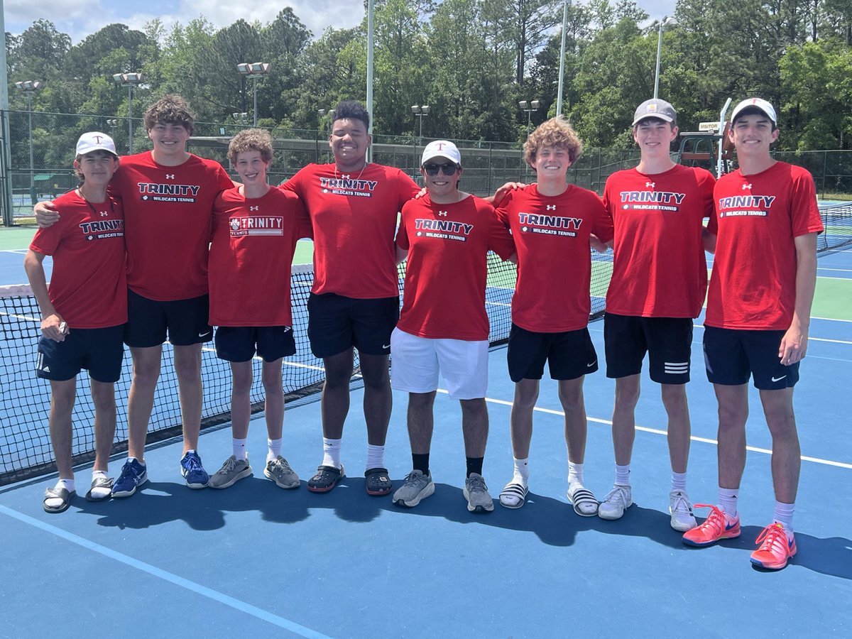 🎾@TrinityWildcats boys 6A sec 2 tournament. TPS going to state! Section champs: S Treadwell #1, J Treadwell #2, S Speagle #6. Dbls champs: Treadwell bros #1. Runner-up: Franklin #5, Franklin/Speagle #3. #trinitybeingtrinity @Jerryhump3 @AHSAAUpdates @MgmindyS @mgmsports