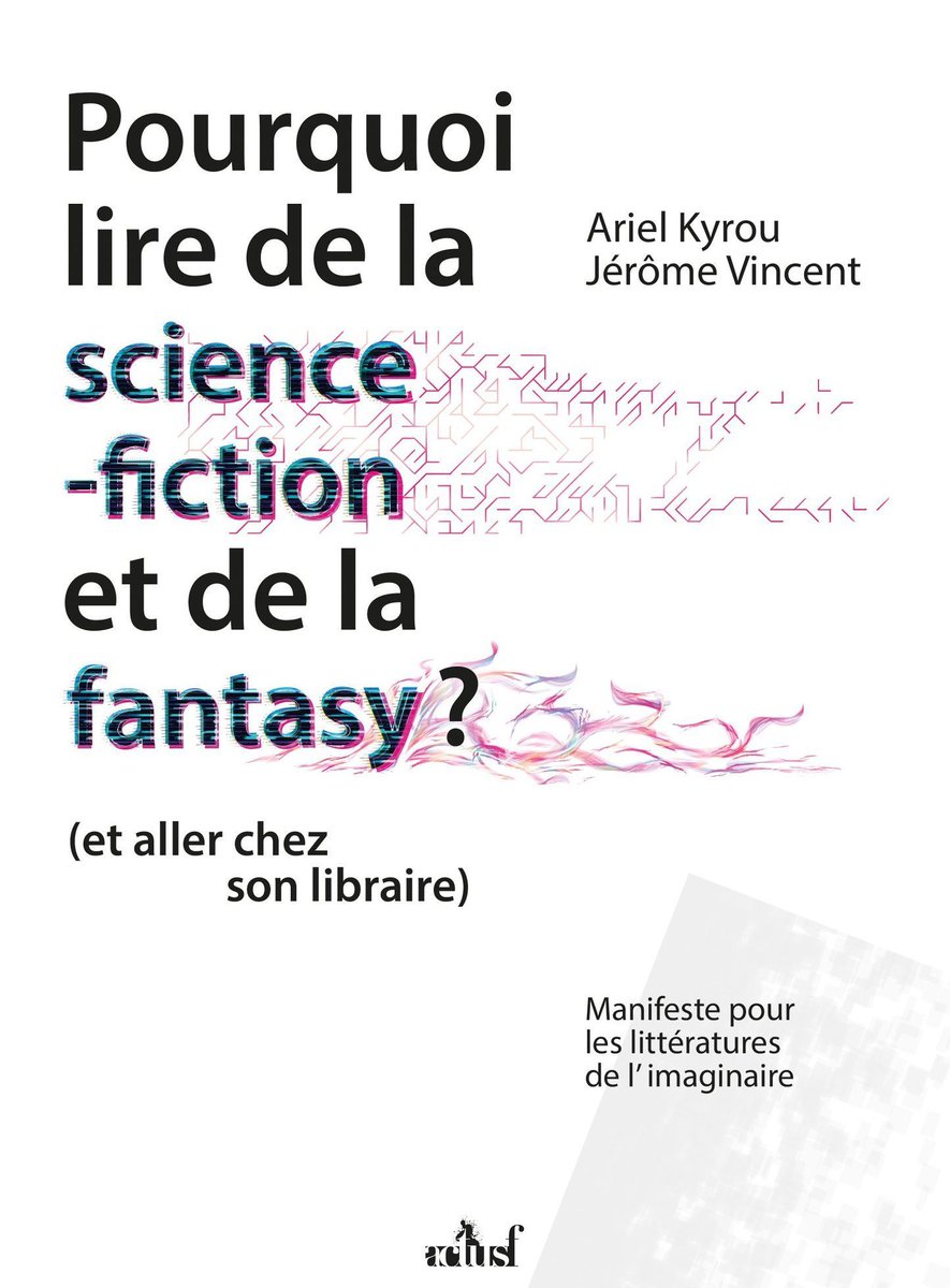 ActuSF's tweet photo. Découvrez la couverture de Pourquoi lire de la science-fiction et de la fantasy ? ➡https://t.co/m19M9B1lj8

#sciencefiction #fantasy https://t.co/kmlaj8MuKz