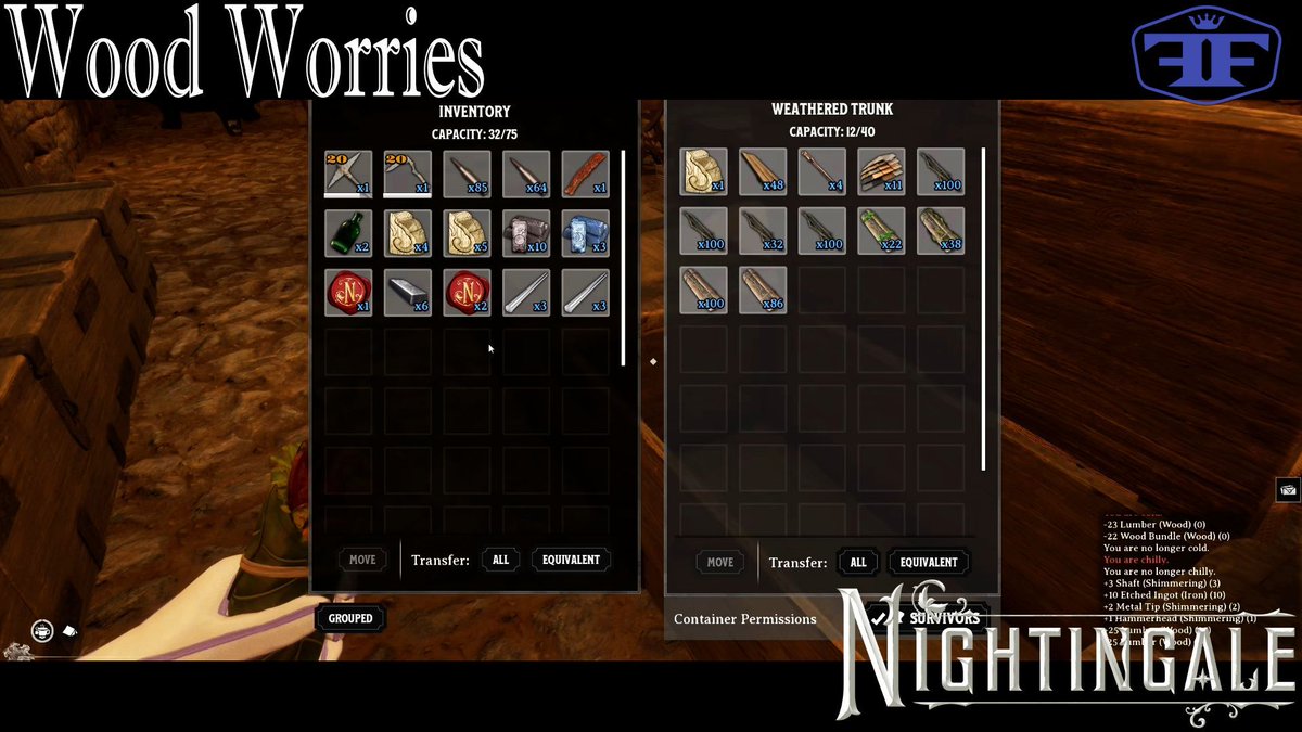Nightingale | Episode 53 | Wood Worries 
buff.ly/3xM3ZcV 
<a href="/PlayNightingale/">Nightingale</a> <a href="/InflexionGames/">Inflexion Games</a> #Nightingale #indieDev #indieGame #steamgames #gamedev #earlyaccess <a href="/ohnocoho/">OhnoCoho</a> <a href="/DreadPirateDuo/">DreadPirateDuo</a>