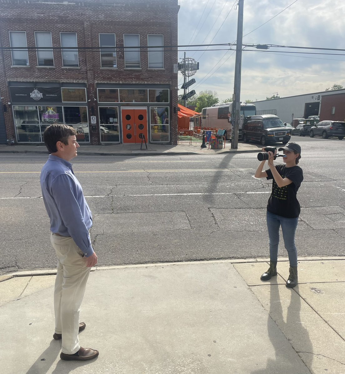 We appreciate Sabrina Palmer from @now_bham filming a preview of Earthbound's Earthfest, our event this Saturday at @AvondaleBrewing, 2-8PM: blackwarriorriver.org/earthbounds-ea…