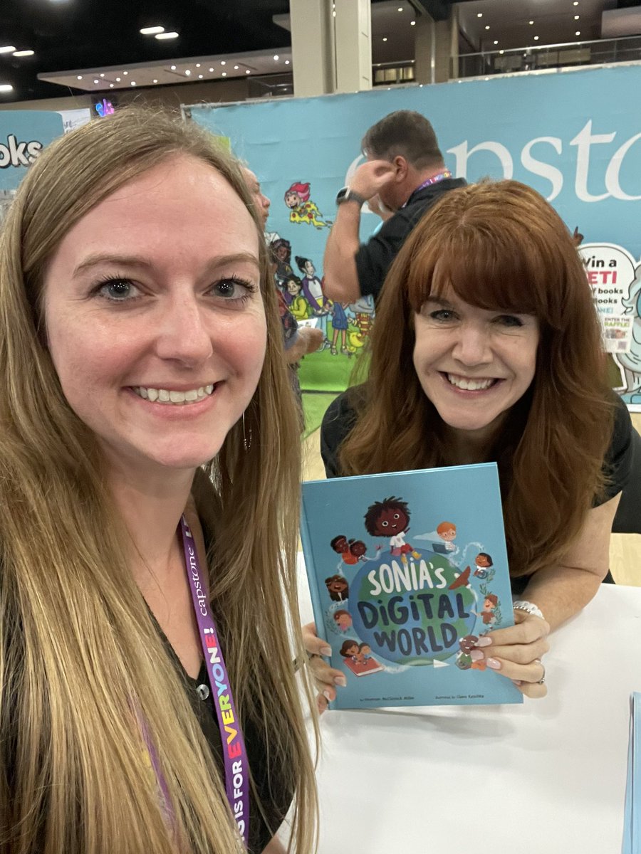 Met @shannonmmiller today and the @CapstonePub booth and got a signed copy of her new book! 🎉 @CyFairLibraries @CFISDAndre #txla24