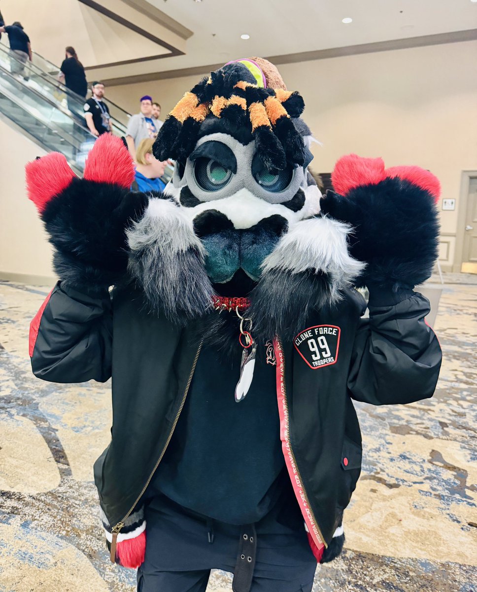 Stilett0Dragain's tweet photo. Finally posting my #TFF2024 #TFF24 photos! I'll try to @ every suiter I got the handle of! Starting with
@SpectorSpider and my lovely Sammie! https://t.co/AJ7qELEiEP